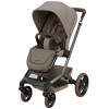 Детская коляска Maxi-Cosi Fame 3 в 1 с автокреслом Coral 360 Essential grey Twillic Truffle/Трюфель(беж)