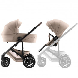 Коляска 3 в 1 Britax Roemer Smile 5Z Style и автокресло Baby-Safe PRO LUX Linen Grey Teak