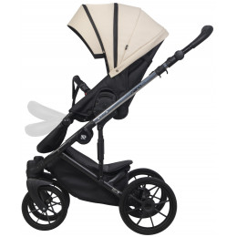 Детская коляска Riko Nano Thermo Ecco 3 в 1 с автокреслом Rant Cruise Grey 03 Ivory beige (бежевый)