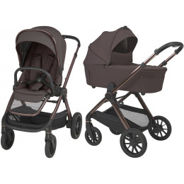 Детская коляска 3 в 1 Espiro Code 2026 и автокресло Pi Beige 108 unique brown
