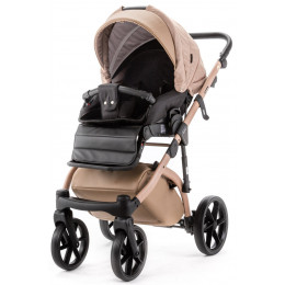 Детская коляска Adamex Nola Natura 3 в 1 N-5-CAMEL (Т.БЕЖ + Т.БЕЖ.КОЖА)