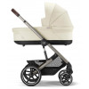 Коляска Cybex Balios S Lux TPE complete Aton S2 Moon Black 3 в 1 Seashell Beige с дождевиками