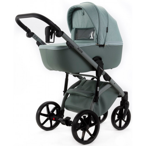 Детская коляска Adamex Nola Natura 3 в 1 N-8-MINT (МЯТА + МЯТА КОЖА)
