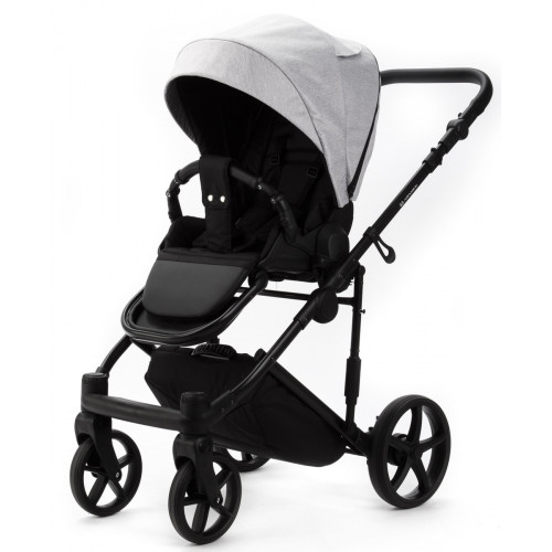 Детская коляска Adamex Zico New 3 в 1 ZN-TK01 (светло‑серый)