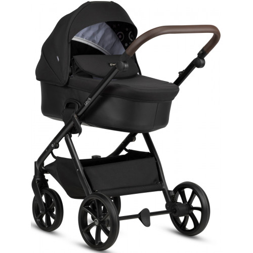Детская коляска Tutis Leo 3 Plus 3 в 1 с автокреслом Elo Lux EduSky Black 1582201 Black