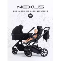Коляска 3 в 1 Rant Basic Nexus Black