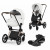 Купить коляску 3в1 Cybex Priam 5 Style, в цвете Off White (шасси Rose Gold) + автокресло Cybex Cloud T