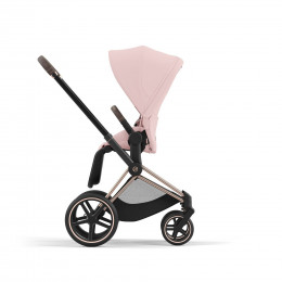 Купить коляску 3в1 Cybex Priam IV, в цвете Peach Pink (шасси Rose Gold) + автокресло Cybex Cloud T