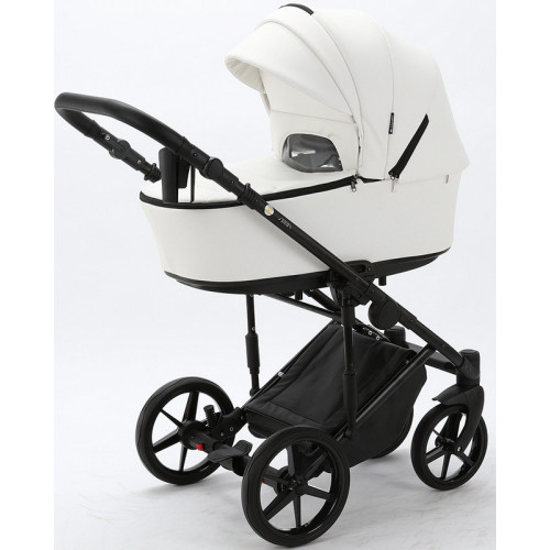 Детская коляска Adamex Zico Deluxe 3 в 1 Z-SA01 БЕЛ.КОЖА