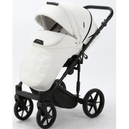 Детская коляска Adamex Zico Deluxe 3 в 1 Z-SA01 БЕЛ.КОЖА