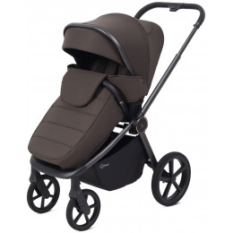 Детская коляска Rant Flex Therm Soft 3 в 1 с автокреслом Miro Black Shine Brown