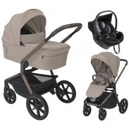 Детская коляска 3 в 1 Espiro Noble и автокресло PI Black 09 cashmere