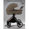 Детская коляска AmaroBaby Genius 3 в 1 с автокреслом Rant Miro Black коричневый