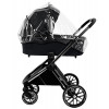 Детская коляска Pituso Mayla Lux 3 в 1 с автокреслом Baesa Black