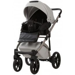 Детская коляска Adamex Chantal Pro Natura 3 в 1 CN-9-MOON (СВ. СЕРАЯ КОЖА)