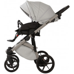 Детская коляска Adamex Chantal Pro Natura 3 в 1 CN-9-MOON (СВ. СЕРАЯ КОЖА)