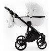 Детская коляска Adamex Nola Deluxe 3 в 1 N-SA01 (БЕЛАЯ КОЖА)