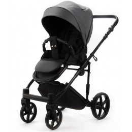Детская коляска Adamex Zico Deluxe New 3 в 1 ZN-SA04 СЕРАЯ КОЖА
