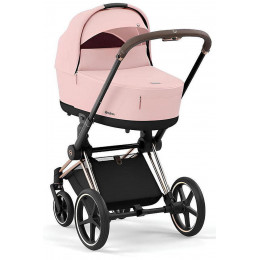 Коляска Cybex Priam IV Rosegold complete и автокресло Cloud G i-Size Moon Black Plus 3 в 1 Peach Pink