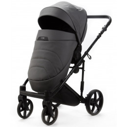 Детская коляска Adamex Zico Deluxe New 3 в 1 ZN-SA04 СЕРАЯ КОЖА