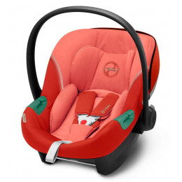 Коляска 3 в 1 Cybex Priam IV Rosegold complete и автокресло Aton S2 i-Size Hibiscus Red Mirage Grey
