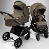 Детская коляска AmaroBaby Genius 3 в 1 с автокреслом Rant Miro Black коричневый