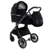 Детская коляска Pituso Mayla Lux 3 в 1 с автокреслом Baesa Black