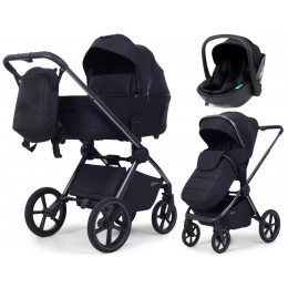 Детская коляска Rant Falcon Soft Therm 3 в 1 с автокреслом Miro Black Black