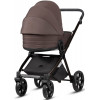 Детская коляска Tutis Mio 3 Plus Essential New 3 в 1 с автокреслом Beno Beige 1622024 Coffee Brown