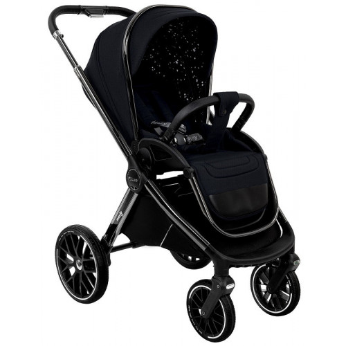 Детская коляска Pituso Mayla Lux 3 в 1 с автокреслом Baesa Black
