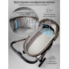 Детская коляска AmaroBaby Genius 3 в 1 с автокреслом Rant Miro Black коричневый