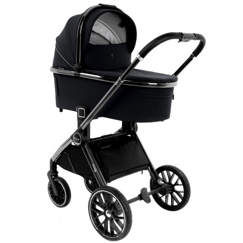 Детская коляска Pituso Mayla Lux 3 в 1 с автокреслом Baesa Black