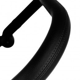 Детская коляска Roan Sol Vintage Leather 2.0 3 в 1 с автокреслом Tutis Elo Lux EduSky Black SL/10/L Black/Black/руч.Черный