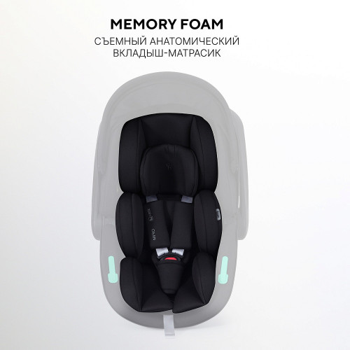 Детская коляска AmaroBaby Genius 3 в 1 с автокреслом Rant Miro Black коричневый