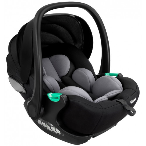 Детская коляска Pituso Mayla Lux 3 в 1 с автокреслом Baesa Black