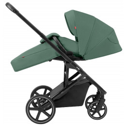Коляска Carrello Alfa CRL-6522 2025 Cybex Aton B2 i-Size Dynamic Red 3 в 1 Meadow Green