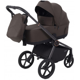 Детская коляска Rant Flex Therm Soft 3 в 1 с автокреслом Miro Black Shine Brown