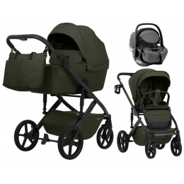 Коляска 3 в 1 Sweet Baby SBL Dolce + автокресло Premier Grey Dark Green