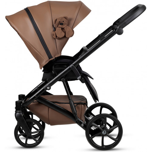 Детская коляска Tutis Viva 6 Plus Teddy 3 в 1 с автокреслом Elo Lux EduSky Black 1612110 Biscuit