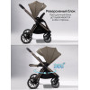 Детская коляска AmaroBaby Genius 3 в 1 с автокреслом Rant Miro Black коричневый