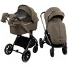 Детская коляска AmaroBaby Genius 3 в 1 с автокреслом Rant Miro Black коричневый