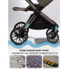 Детская коляска AmaroBaby Genius 3 в 1 с автокреслом Rant Miro Black коричневый