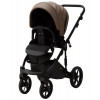 Детская коляска Adamex Lumi Air Deluxe 3 в 1 L-SA09 (Т.БЕЖЕВАЯ КОЖА)