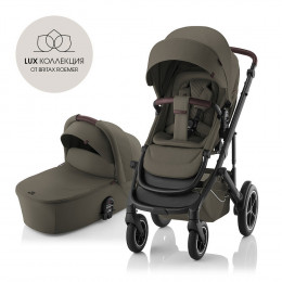 Коляска 3 в 1 Britax Roemer Smile 5Z LUX + автокресло Baby-Safe PRO Classic Deep Black Urban Olive