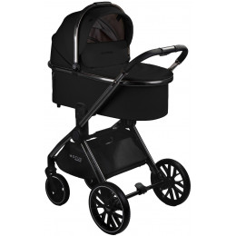 Детская коляска AmaroBaby Motus Premium Ecco 3 в 1 с автокреслом Rant Cruise Grey черный