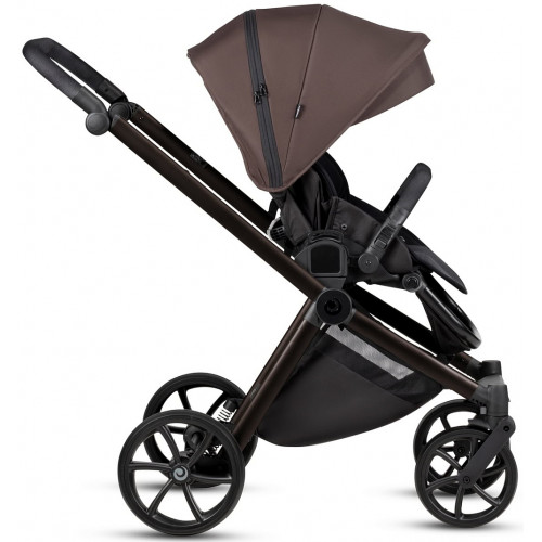 Детская коляска Tutis Mio 3 Plus Essential New 3 в 1 с автокреслом Beno Beige 1622024 Coffee Brown