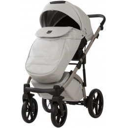 Детская коляска Adamex Chantal Pro Natura 3 в 1 CN-9-MOON (СВ. СЕРАЯ КОЖА)