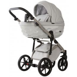 Детская коляска Adamex Chantal Pro Natura 3 в 1 CN-9-MOON (СВ. СЕРАЯ КОЖА)