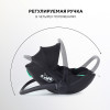 Детская коляска AmaroBaby Genius 3 в 1 с автокреслом Rant Miro Black коричневый