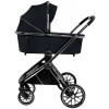 Детская коляска Pituso Mayla Lux 3 в 1 с автокреслом Baesa Black